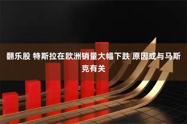 翻乐股 特斯拉在欧洲销量大幅下跌 原因或与马斯克有关